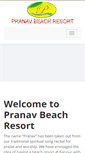 Mobile Screenshot of pranavbeachresort.com
